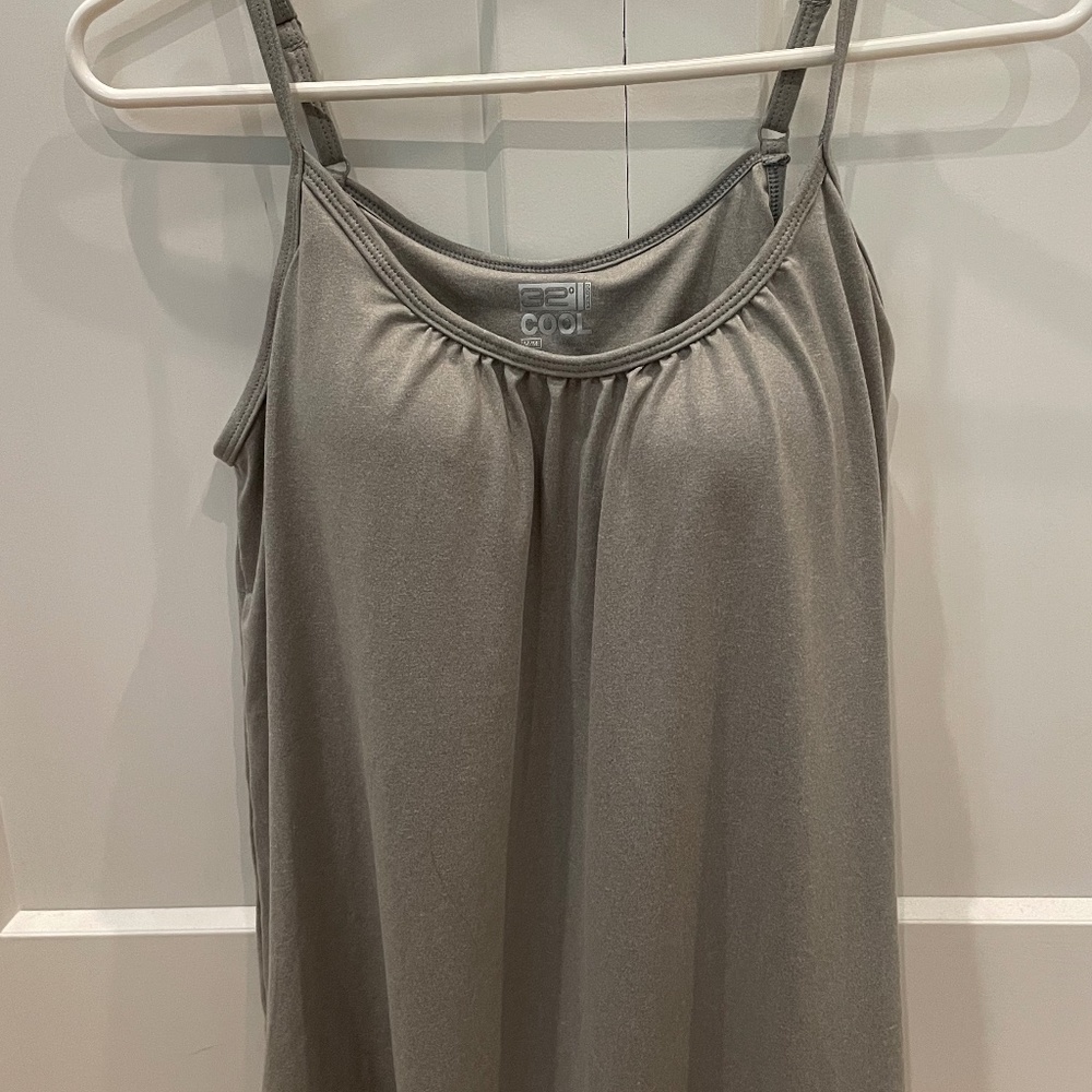 Flowing cami with built in bra